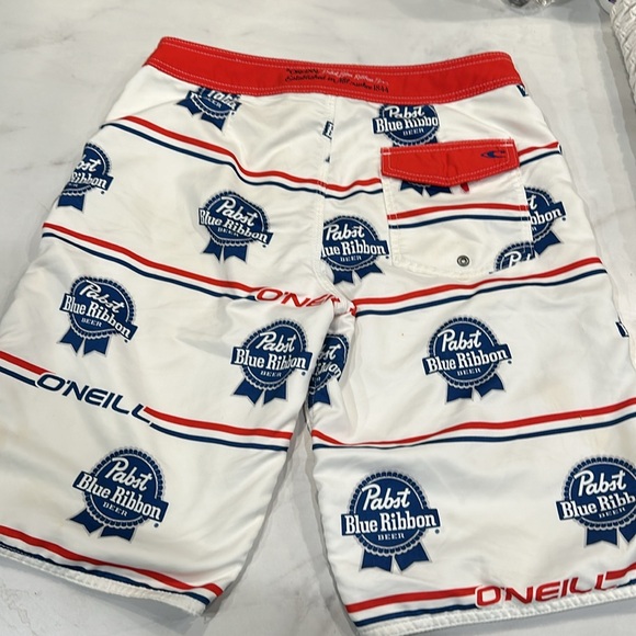 Pabst X O’neill swim trunks. - Picture 3 of 5